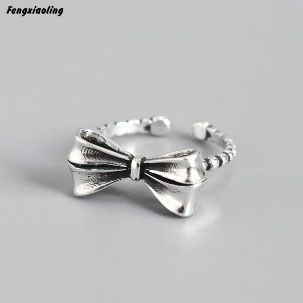 fengxiaoling real 925 sterling silver personality vintage bowknot rings for women minimalist fine jewelry cute accessories 2020, Golden;silver
fengxiaoling real 925 sterling silver personality vintage bowknot rings for women minimalist fine jewelry cute accessories 2020, Golden;silver