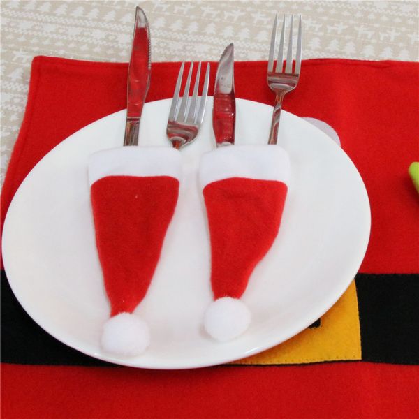 christmas decorative tableware mini caps pocket knife fork spoon holders christmas table decoration for home xmas supplies
christmas decorative tableware mini caps pocket knife fork spoon holders christmas table decoration for home xmas supplies