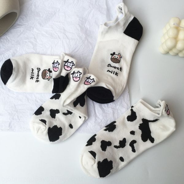 women's summer cotton boat boat socks heel embroidered cow black and white cartoon spot shallow mouth socks r4gts
women's summer cotton boat boat socks heel embroidered cow black and white cartoon spot shallow mouth socks r4gts