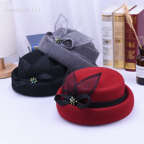 stingy brim hats 100% wool vintage fedora warm winter women beret french artist beanie cap for sweet girl gift autumn headpiece, Blue;gray
stingy brim hats 100% wool vintage fedora warm winter women beret french artist beanie cap for sweet girl gift autumn headpiece, Blue;gray