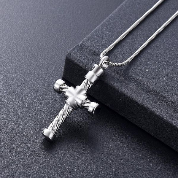 ijd11311 stainless steel cremation special cross shape keepsake pendant for ashes urn memorial souvenir necklace jewelry, Silver
ijd11311 stainless steel cremation special cross shape keepsake pendant for ashes urn memorial souvenir necklace jewelry, Silver