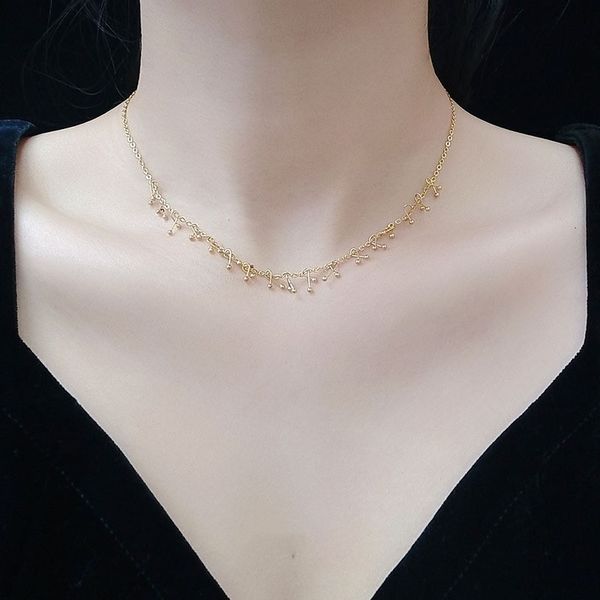 gold plated stainless steel cherry choker necklace woman chains fashion jewelry on the neck simple necklaces female accessories, Golden;silver
gold plated stainless steel cherry choker necklace woman chains fashion jewelry on the neck simple necklaces female accessories, Golden;silver