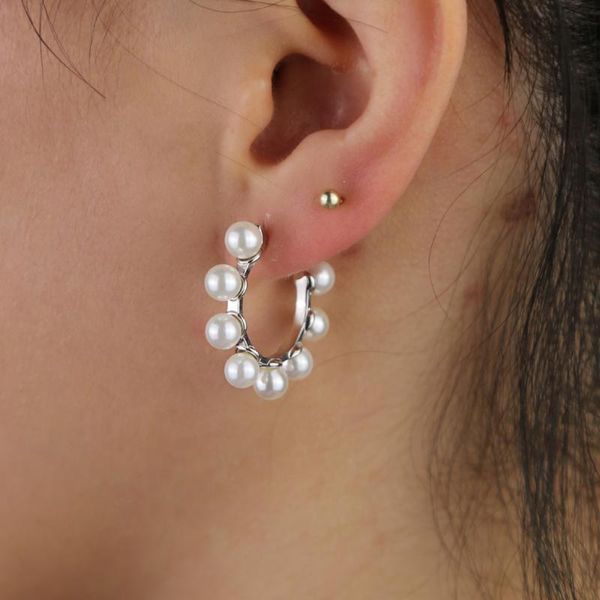 fresh sea pearl earring geometric circle hoop 925 sterling silver earring for women, Golden;silver
fresh sea pearl earring geometric circle hoop 925 sterling silver earring for women, Golden;silver