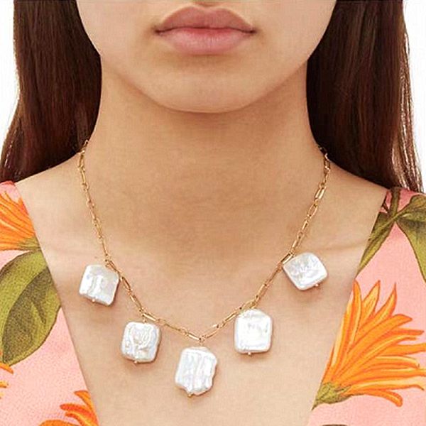 pendant necklaces baroque pearl necklace bohemian stainless steel chain women natural freshwater big 2021 jewelry wholesale, Silver
pendant necklaces baroque pearl necklace bohemian stainless steel chain women natural freshwater big 2021 jewelry wholesale, Silver