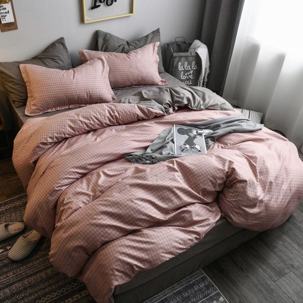 bedding sets 46 set red plaid duvet cover bed flat sheet heart leaves pattern bedclothes 3/4pcs linen nordic home textile
bedding sets 46 set red plaid duvet cover bed flat sheet heart leaves pattern bedclothes 3/4pcs linen nordic home textile