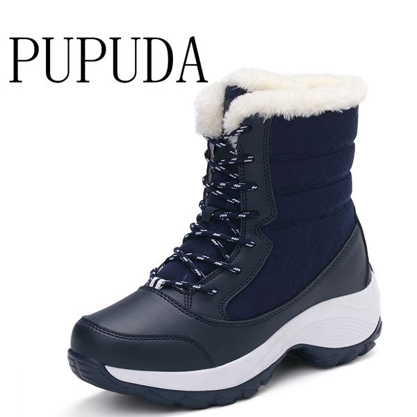 pupuda winter boots women outdoor classic snow boots winter shoes women platform knee high fashion high casual shoes, Black
pupuda winter boots women outdoor classic snow boots winter shoes women platform knee high fashion high casual shoes, Black