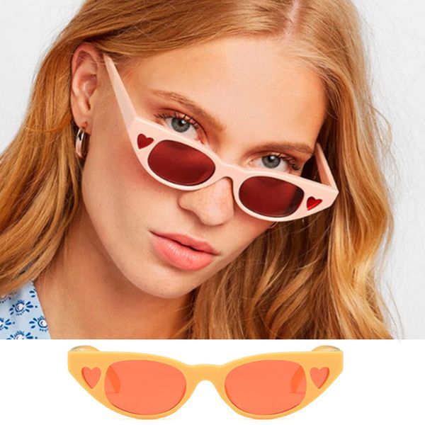 love cat eye sunglasses women plastic candies vintage glasses street beat uv400 brand fashion designer gafas, White;black
love cat eye sunglasses women plastic candies vintage glasses street beat uv400 brand fashion designer gafas, White;black