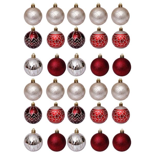 30pcs xmas pendants beautiful hanging ball ornament for store home decoration christmas
30pcs xmas pendants beautiful hanging ball ornament for store home decoration christmas