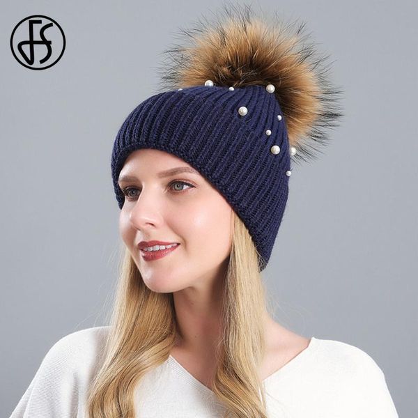 fs winter hat for women beanie hat fur thicker women keep warm fashion knitted raccoon pom poms beanies with pearl, Blue;gray
fs winter hat for women beanie hat fur thicker women keep warm fashion knitted raccoon pom poms beanies with pearl, Blue;gray