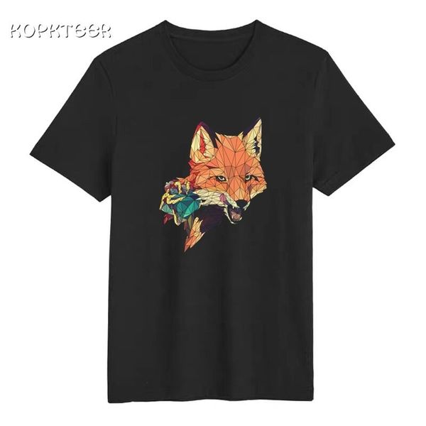 2019 new polygonal fox with rose casual round neck short sleeve tshirt summer mens t shirt 100% cotton vogue men t shirts
2019 new polygonal fox with rose casual round neck short sleeve tshirt summer mens t shirt 100% cotton vogue men t shirts