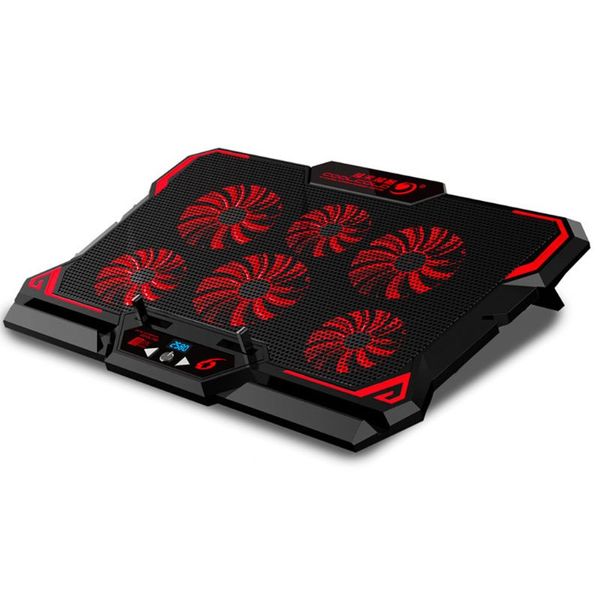 17 inch gaming lapcooler height adjustable 6 fans led screen switches adjust 2 usb ports notebook computer cooling pad
17 inch gaming lapcooler height adjustable 6 fans led screen switches adjust 2 usb ports notebook computer cooling pad