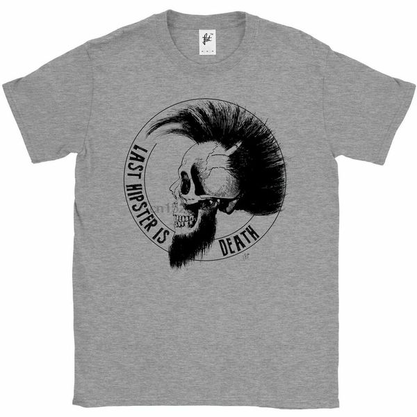 last hipster is death skull with beard mohican mens t-shirt
last hipster is death skull with beard mohican mens t-shirt