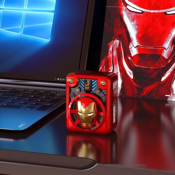 black technology new marvel wireless bluetooth mini portable subwoofer metal iron man smart speaker
black technology new marvel wireless bluetooth mini portable subwoofer metal iron man smart speaker