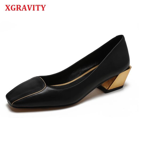 xgravity spring autumn european designer vintage square toe shoes fashion footwear woman shoes high heel pumps a212, Black
xgravity spring autumn european designer vintage square toe shoes fashion footwear woman shoes high heel pumps a212, Black