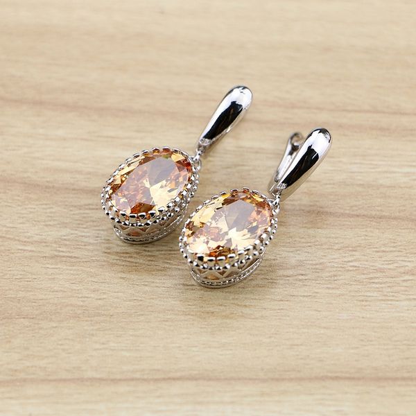 hyperbole oval champagne cubic zirconia dangle earrings silver jewelry drop earring for women gifts box
hyperbole oval champagne cubic zirconia dangle earrings silver jewelry drop earring for women gifts box