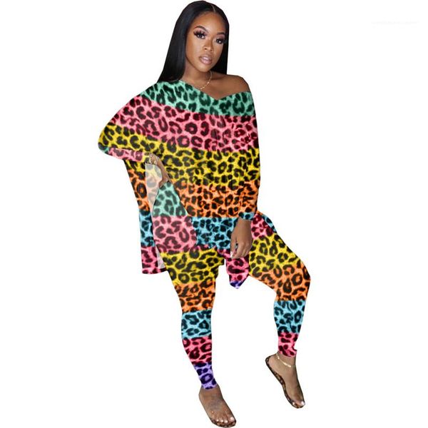 casual leopard printed tracksuits split womens plus size set loose contrast suit vneck designer womens two piece set, Gray
casual leopard printed tracksuits split womens plus size set loose contrast suit vneck designer womens two piece set, Gray