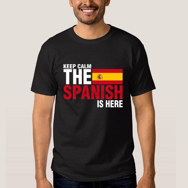 keep calm fear the spanish is here nice shirt for guys 2020 man t-shirt 9 colors mens short sleeve round neck tee shirt
keep calm fear the spanish is here nice shirt for guys 2020 man t-shirt 9 colors mens short sleeve round neck tee shirt