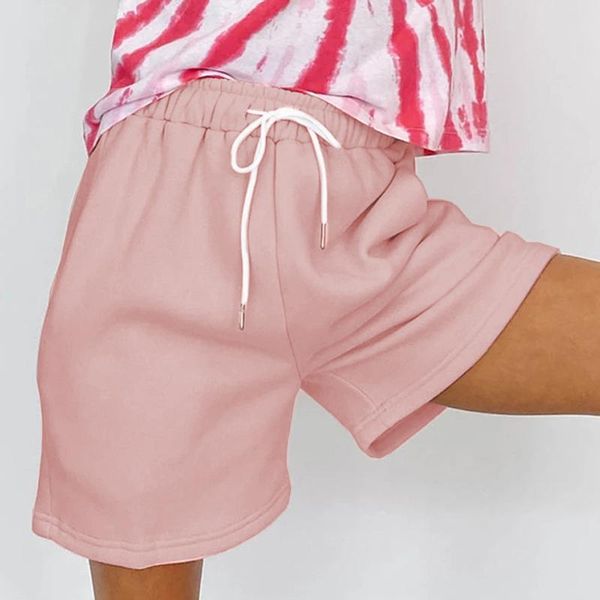 women fleece jogger shorts with pockets solid color elastic waist autumn winter sweatshorts for lounging sport casual shorts, White;black
women fleece jogger shorts with pockets solid color elastic waist autumn winter sweatshorts for lounging sport casual shorts, White;black