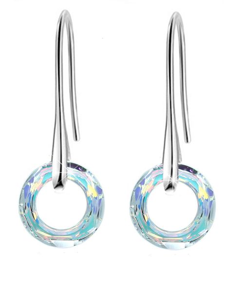 круг падение украшенных кристаллов swarovski от мотаться для женщин цвета серебра серьги ювелирных изделий ручной работы, Silver
круг падение украшенных кристаллов swarovski от мотаться для женщин цвета серебра серьги ювелирных изделий ручной работы, Silver