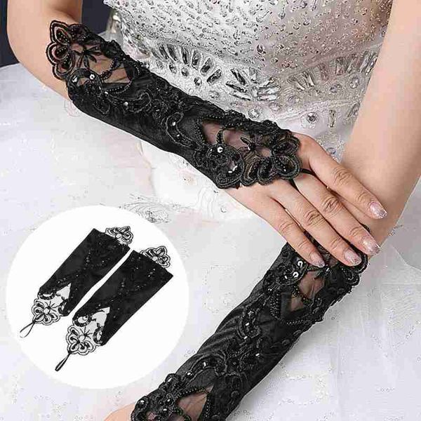 satin gloves for bride party dress accessories korean long white red double head embroidered elegant fingerless gloves, Blue;gray
satin gloves for bride party dress accessories korean long white red double head embroidered elegant fingerless gloves, Blue;gray