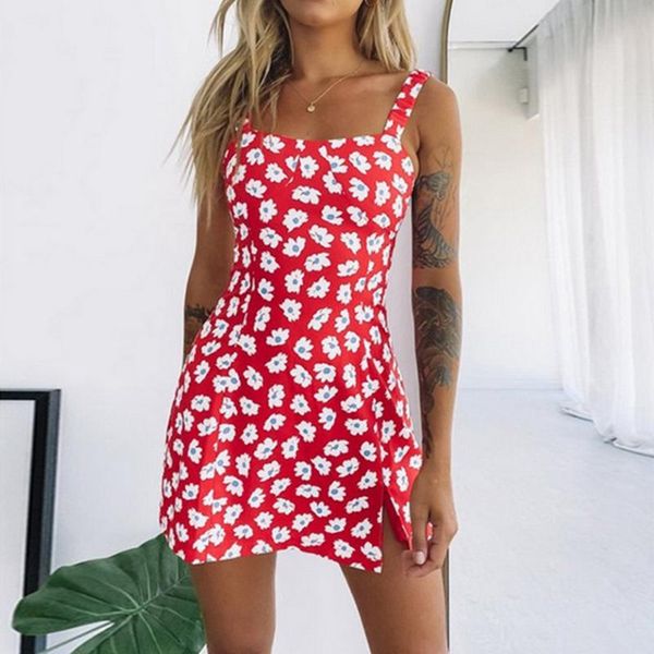 floral mini dress women strap spilt club dress party slim short flower print beach sundress, Black;gray
floral mini dress women strap spilt club dress party slim short flower print beach sundress, Black;gray
