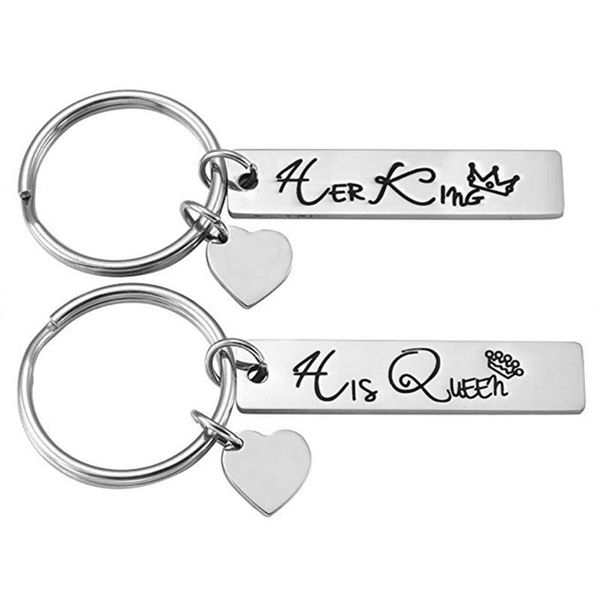 her king his queen couple keychain black metal crystal crown key chain ring holder anniversary valentine's day gifts, Silver
her king his queen couple keychain black metal crystal crown key chain ring holder anniversary valentine's day gifts, Silver