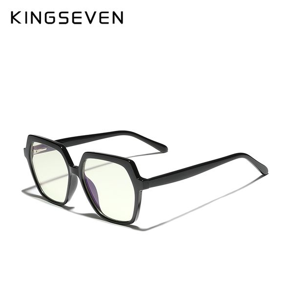 kingseven design women's anti blue ray light blocking glasses uv400 optics glasses frame for computer radiation protection lens, White;black
kingseven design women's anti blue ray light blocking glasses uv400 optics glasses frame for computer radiation protection lens, White;black