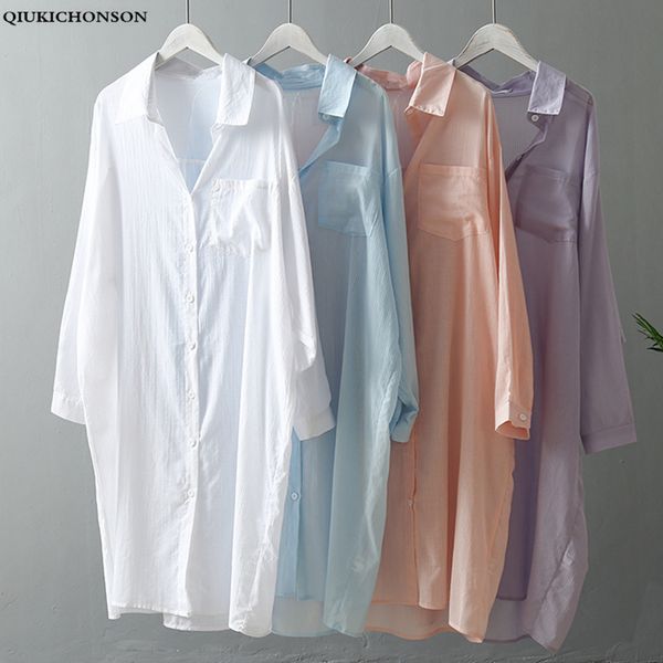 see-through plus size women summer long shirt korean fashion casual striped pocket long batwing sleeve women white blouses shirt
see-through plus size women summer long shirt korean fashion casual striped pocket long batwing sleeve women white blouses shirt