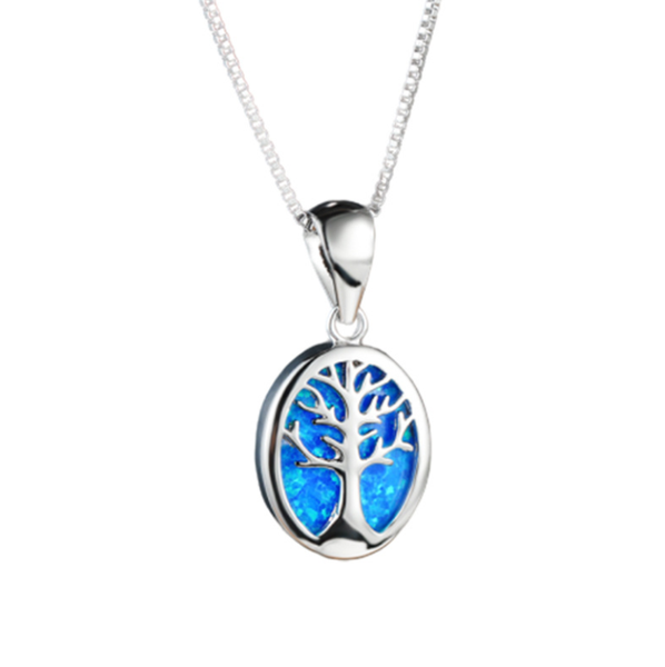 new life tree blue zircon necklace fashion accessories necklace for women 2020 jewelry, Silver
new life tree blue zircon necklace fashion accessories necklace for women 2020 jewelry, Silver