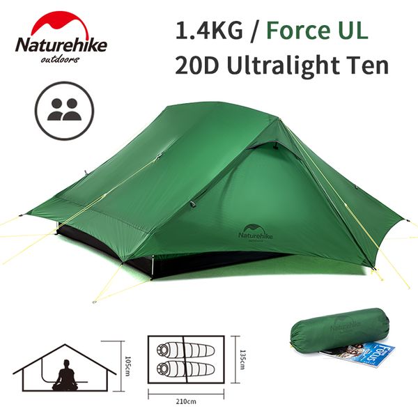 naturehike 2020 new outdoor force ul2 person tent ultralight big sgpace eaves tent 20d nylon camping waterproof with mat
naturehike 2020 new outdoor force ul2 person tent ultralight big sgpace eaves tent 20d nylon camping waterproof with mat