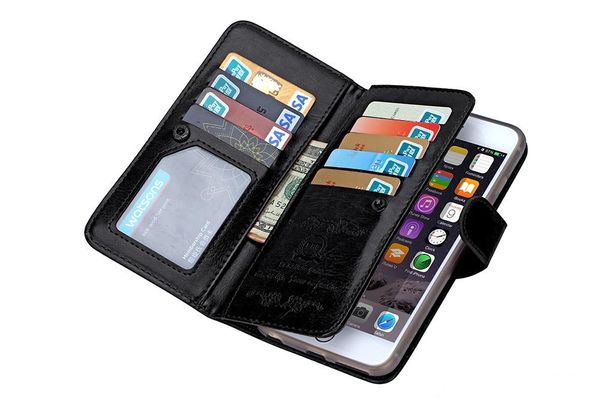 2in1 magnetic detachable 9 card wallet leather case for iphone 6 plus iphone 7 plus galaxy s7 edge s6 edge plus note 4 note 5 20pcs/lot
2in1 magnetic detachable 9 card wallet leather case for iphone 6 plus iphone 7 plus galaxy s7 edge s6 edge plus note 4 note 5 20pcs/lot