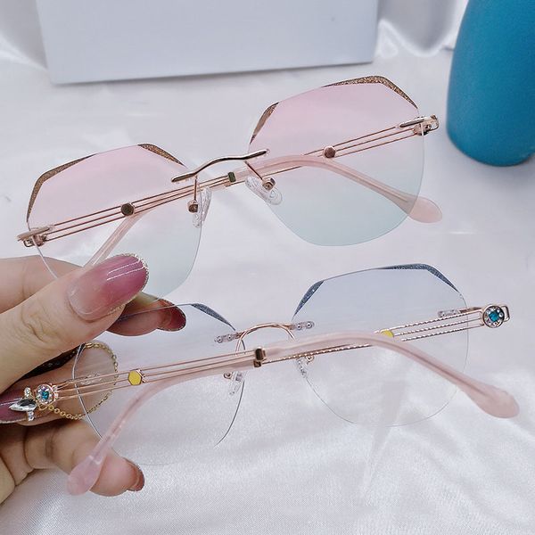sunglasses irregular rimless computer glasses women alloy frame oversize gradient lens fashion female anti blue rhinestone eyeglasses, White;black
sunglasses irregular rimless computer glasses women alloy frame oversize gradient lens fashion female anti blue rhinestone eyeglasses, White;black