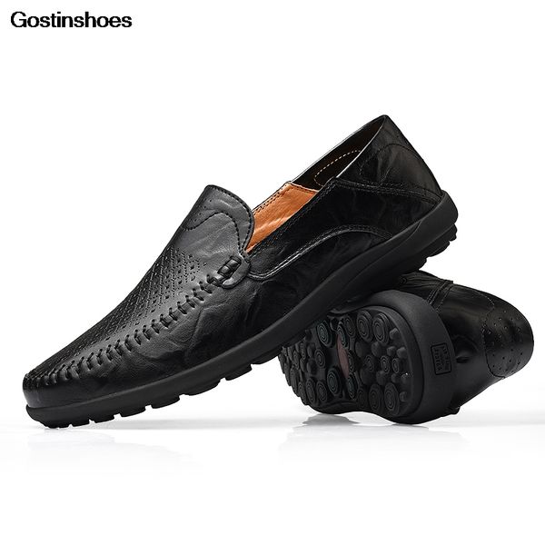 men shoes casual luxury summer genuine leather mens loafers moccasins homme slip on zapatos, Black
men shoes casual luxury summer genuine leather mens loafers moccasins homme slip on zapatos, Black
