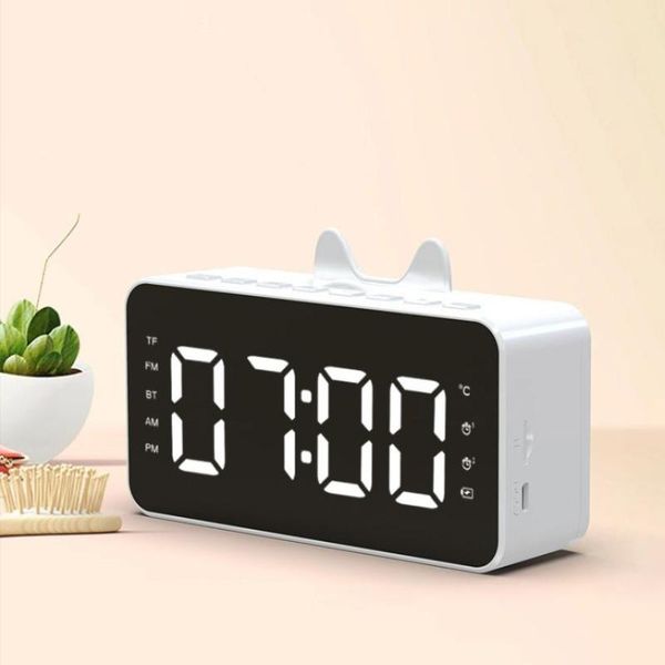 q9 fm radio clock mirror bluetooth speaker dual alarm thermometer phone holder card multi-function audio hd screen smart speaker
q9 fm radio clock mirror bluetooth speaker dual alarm thermometer phone holder card multi-function audio hd screen smart speaker