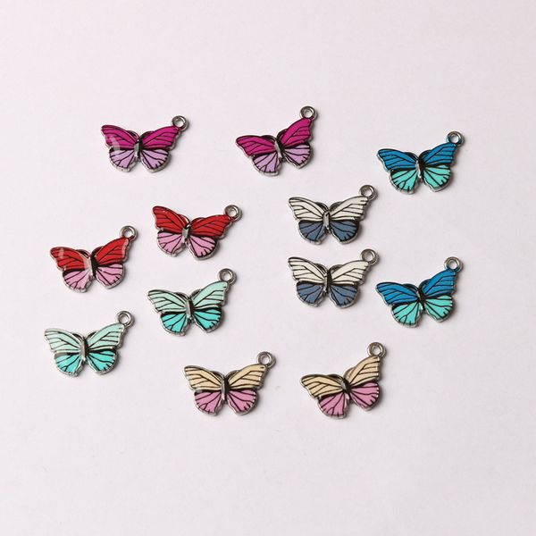 charms 10pcs trendy butterfly pendants colourful enamel small animal earrings findings diy jewelry accessories, Bronze;silver
charms 10pcs trendy butterfly pendants colourful enamel small animal earrings findings diy jewelry accessories, Bronze;silver