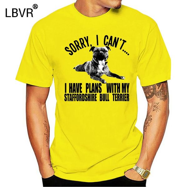men summer print casual t shirt men brand sorry i cant i have plans with my staffordshire bull terrier dog t shirt 010637
men summer print casual t shirt men brand sorry i cant i have plans with my staffordshire bull terrier dog t shirt 010637