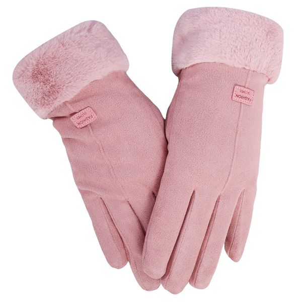 new fashion suede warm gloves double plus velvet thick windproof cold riding touch screen pink gloves winter ladies, Blue;gray
new fashion suede warm gloves double plus velvet thick windproof cold riding touch screen pink gloves winter ladies, Blue;gray