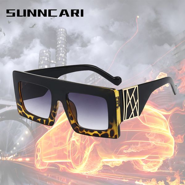 2020 new vintage square sunglasses women fashion shades men brand design luxury sun glasses leopard oversized thick sunglasses, White;black
2020 new vintage square sunglasses women fashion shades men brand design luxury sun glasses leopard oversized thick sunglasses, White;black