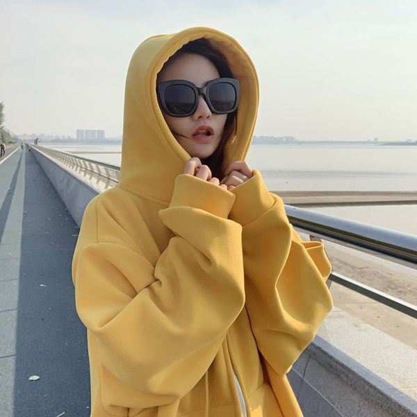 women's coat hoodie hoodie zipper sweater korean style loose student bf cardigan coat lazy trend in spring 2020 cbnq0, Black
women's coat hoodie hoodie zipper sweater korean style loose student bf cardigan coat lazy trend in spring 2020 cbnq0, Black