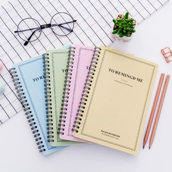 notepads a5 size spiral coil notebook diary vintage student note book school supplies, Purple;pink
notepads a5 size spiral coil notebook diary vintage student note book school supplies, Purple;pink