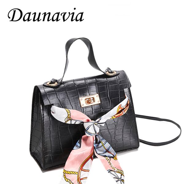 daunavia ribbons messenger bags for women 2020 luxury handbags women bags designer shoulder bag fashion crossbody for