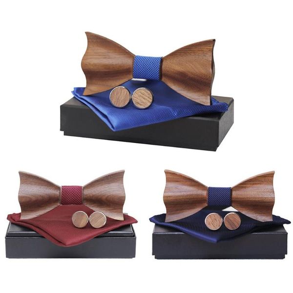 new 2020 3d wooden bow tie pocekt square cufflinks fashion wood bow tie wedding handmade corbata wooden ties gravata set, Black;gray
new 2020 3d wooden bow tie pocekt square cufflinks fashion wood bow tie wedding handmade corbata wooden ties gravata set, Black;gray