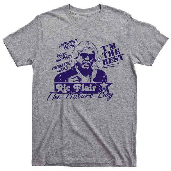ric flair drip wrestlemania professional world pro t-shirt cotton tee shirt ing