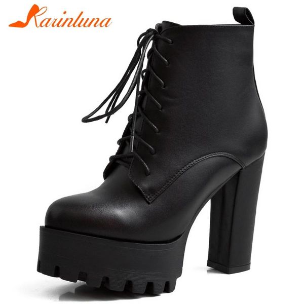 karin new brand big size 43 women shoes platform round toe cross-tied high 12 cm sqaure thick heels solid autumn boots, Black
karin new brand big size 43 women shoes platform round toe cross-tied high 12 cm sqaure thick heels solid autumn boots, Black