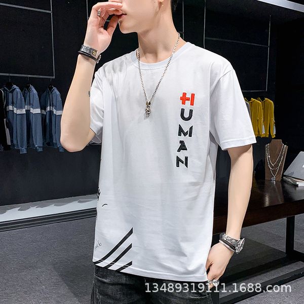 лето новый стиль trend сыпучие-fit men's upperwear логотип повседневная мода с коротким рукавом, Gray;blue
лето новый стиль trend сыпучие-fit men's upperwear логотип повседневная мода с коротким рукавом, Gray;blue