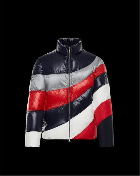 2020 new men's down jacket striped stand-up warm jacket trend short white duck down casual men's wear, Black
2020 new men's down jacket striped stand-up warm jacket trend short white duck down casual men's wear, Black