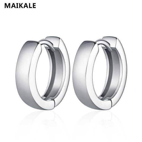 maikale new classic copper gold silver color men's punk earring round korean earings for women fashion jewelry send friend gifts, Golden;silver
maikale new classic copper gold silver color men's punk earring round korean earings for women fashion jewelry send friend gifts, Golden;silver