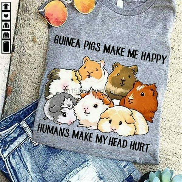 guinea pigs make me happy humans make my head hurt men t-shirt s-3xl pure cotton tee shirt
guinea pigs make me happy humans make my head hurt men t-shirt s-3xl pure cotton tee shirt