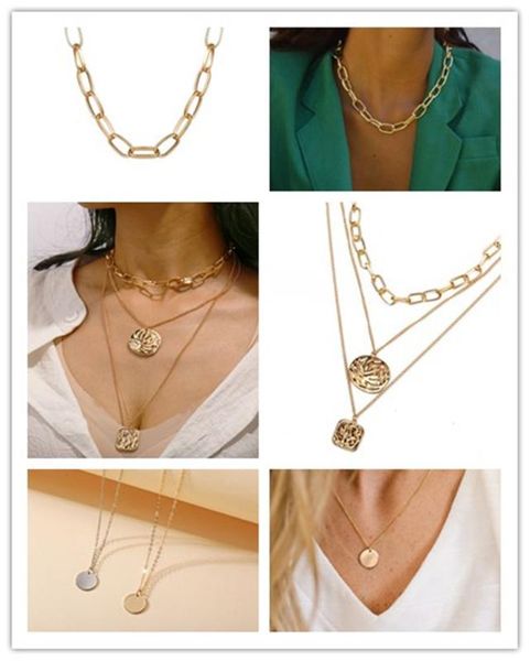 multi-layer long gold coin necklace for women flower chain charm portrait pendants necklaces new design jewelry gift sale, Silver
multi-layer long gold coin necklace for women flower chain charm portrait pendants necklaces new design jewelry gift sale, Silver