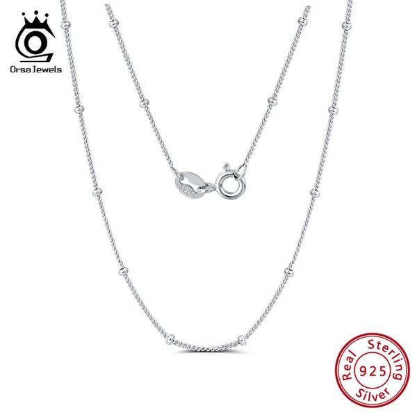orsa jewels pure 925 side chain with small ball 45cm length chain simple fashion women sterling silver jewelry accessory sc22
orsa jewels pure 925 side chain with small ball 45cm length chain simple fashion women sterling silver jewelry accessory sc22